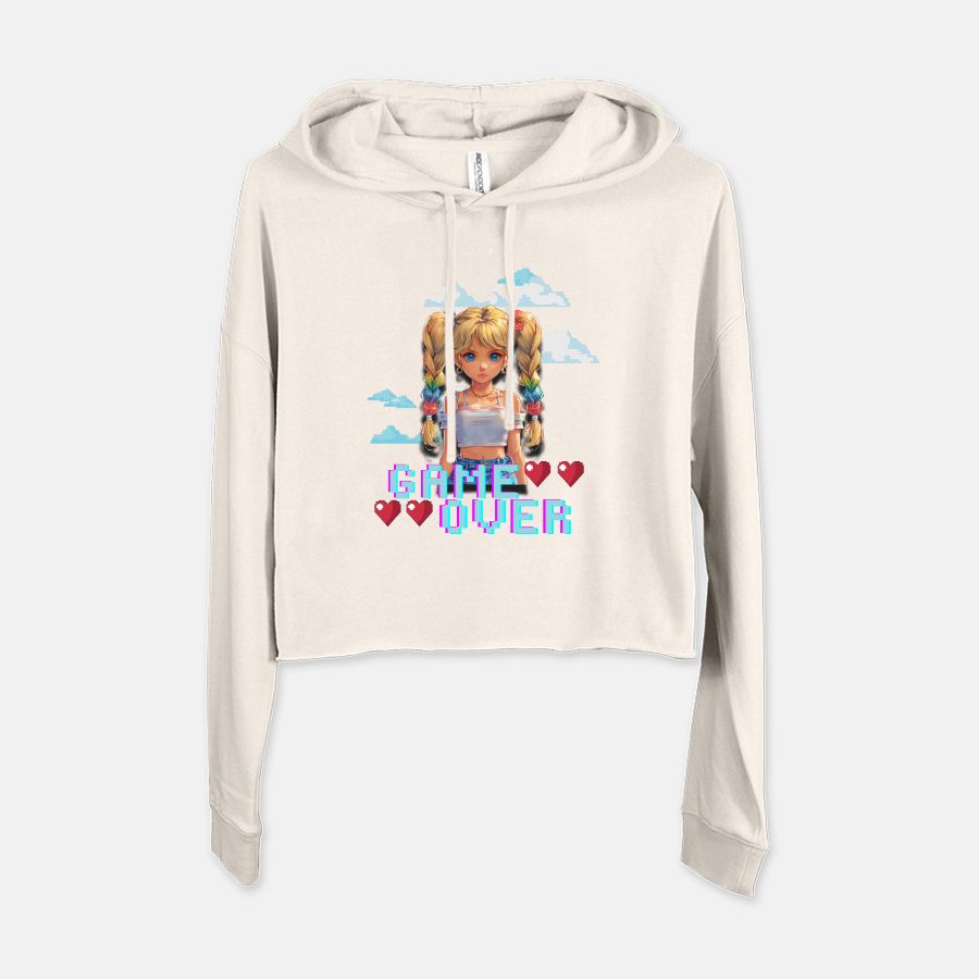 Game Over Cropped Sweatshirt