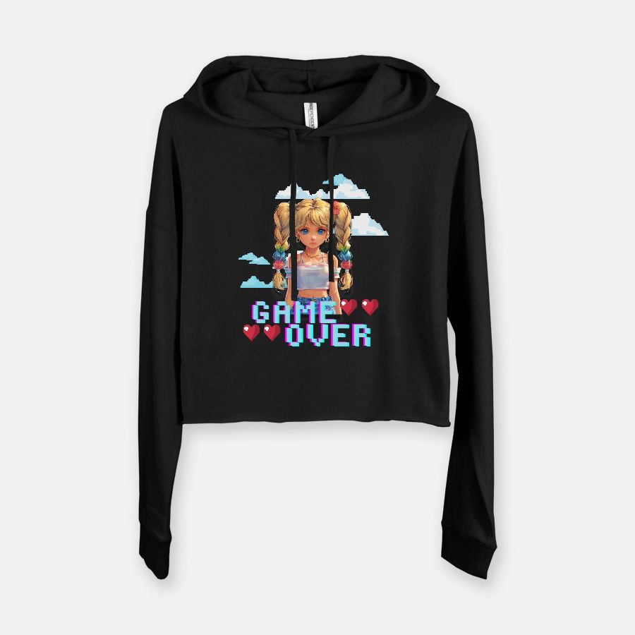 Game Over Cropped Sweatshirt