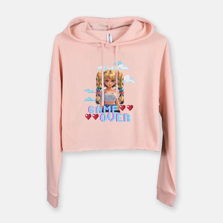 Game Over Cropped Sweatshirt