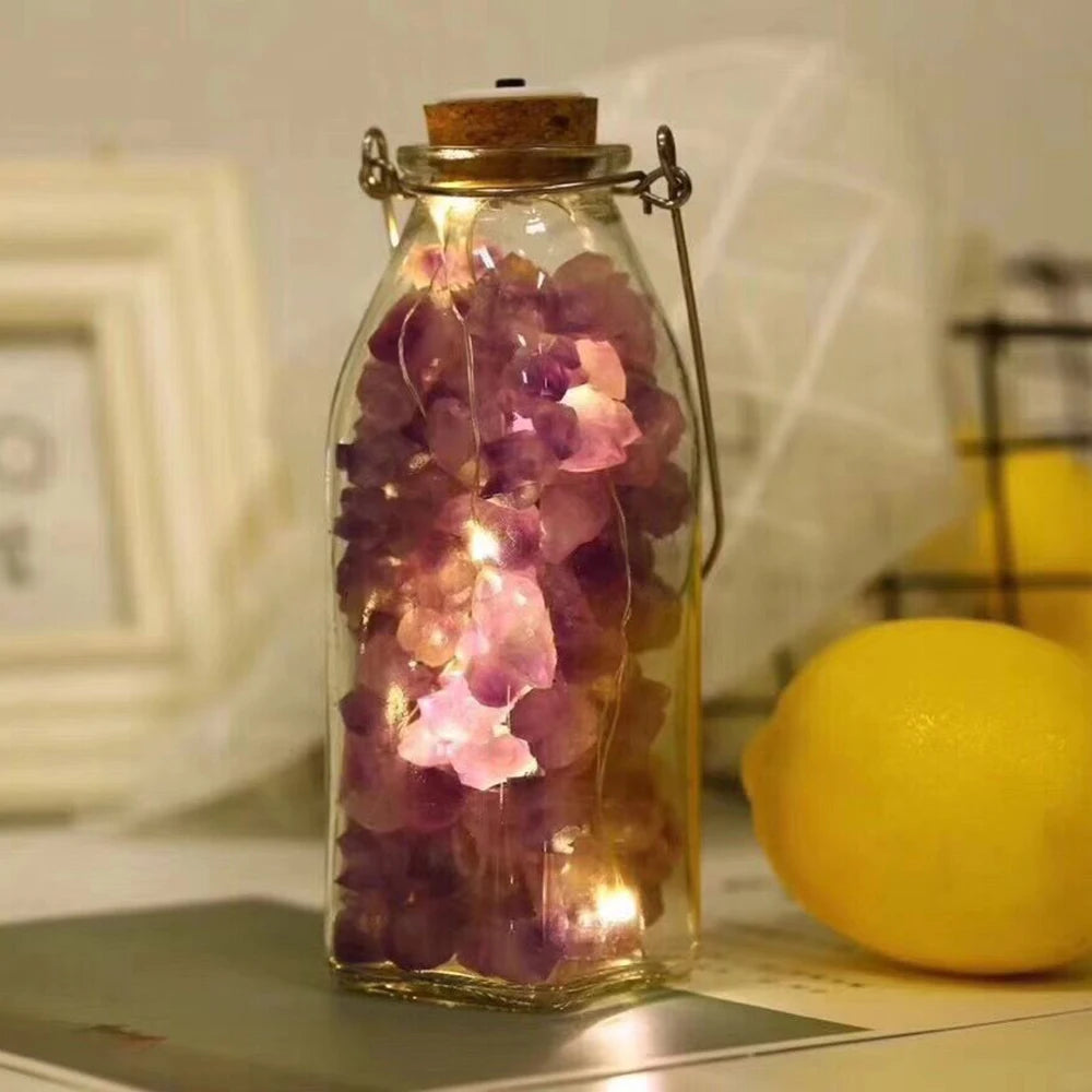 Crystal Bottle Lamp